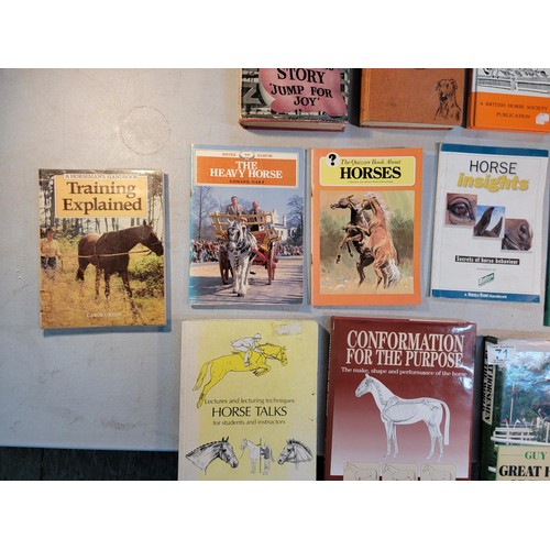 71 - Quantity of equine books including Horse owners manual, Horse Talks, keeping a pony at grass etc