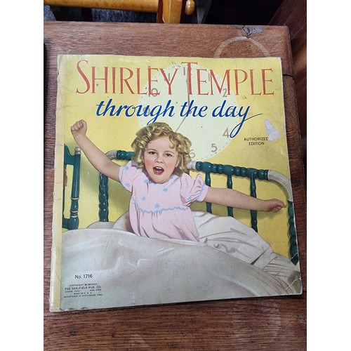 345 - 3x rare early Shirley Temple books NO. 1771, No. 6 & No. 1716 from the 1940's all in good looked aft... 