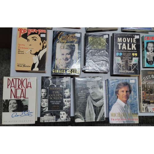 103 - Large quantity of film related books and autobiography's inc David Puttnam, Secret world, Movie Talk... 