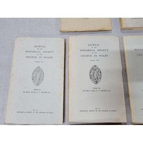 348 - Large collection of Journals of the Historical Society of the Church in Wales No's 1 - 28 not inclus... 