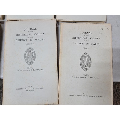 348 - Large collection of Journals of the Historical Society of the Church in Wales No's 1 - 28 not inclus... 