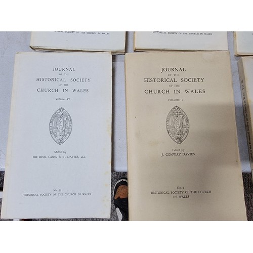 348 - Large collection of Journals of the Historical Society of the Church in Wales No's 1 - 28 not inclus... 