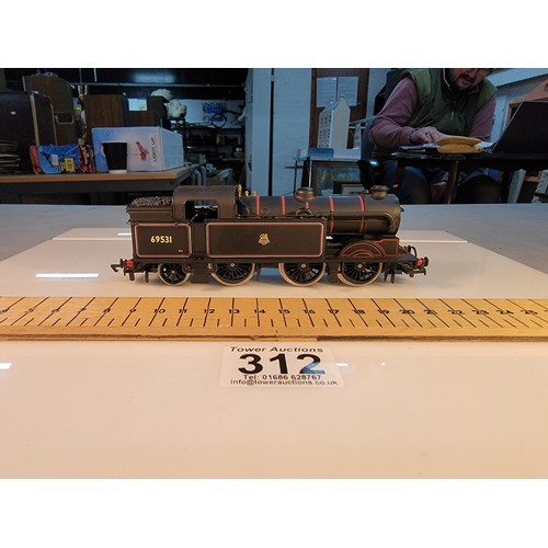 312 - Good quality 1980's Airfix Products Limited locomotive stamped British Railways No. 69531 in good or... 