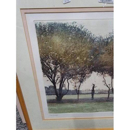 332 - Limited edition print by Lawernce Jenkins No. 20/100 view of Knole (National Trust property Sevenoak... 