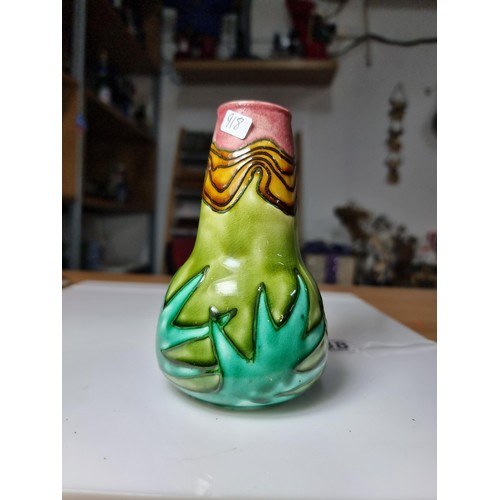 240 - Vintage Mintons Secessionist Art Nouveau vase No.42 In good condition a small nibble to top rim and ... 