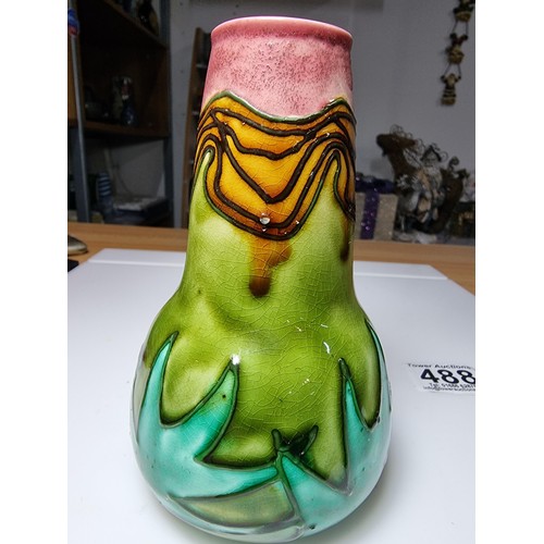 240 - Vintage Mintons Secessionist Art Nouveau vase No.42 In good condition a small nibble to top rim and ... 