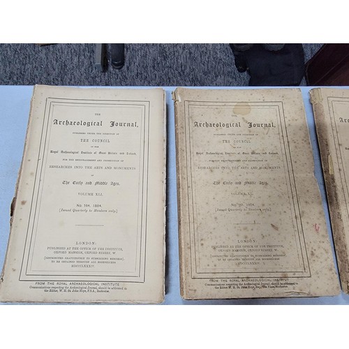 353 - Collection of 8x vintage Archaeological Journal published under the direction of The Council coverin... 