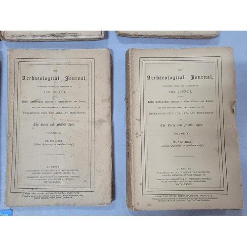 353 - Collection of 8x vintage Archaeological Journal published under the direction of The Council coverin... 