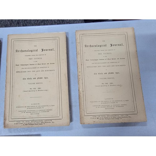 354 - Collection of 5x vintage Archaeological Journal published under the direction of The Council coverin... 