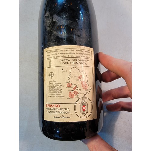 283 - Vintage bottle of Borolo red wine 1983, always stored correctly