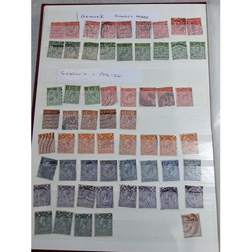 293 - Book containing a definitive collection of british stamps from the reign of Queen Victoria to Queen ... 