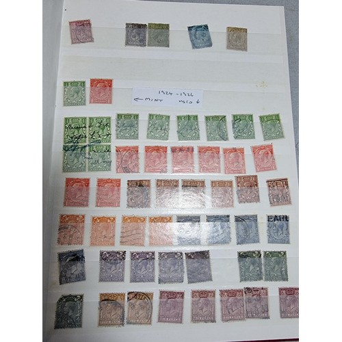 293 - Book containing a definitive collection of british stamps from the reign of Queen Victoria to Queen ... 