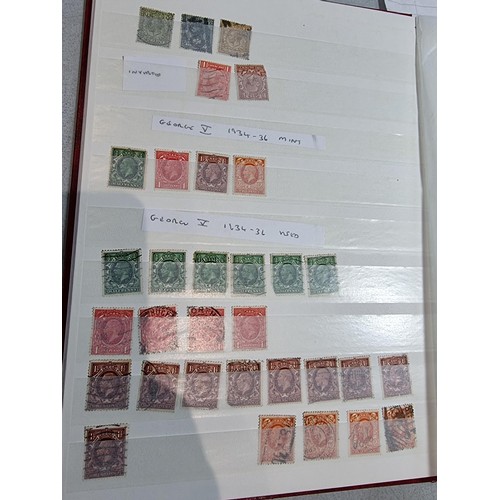 293 - Book containing a definitive collection of british stamps from the reign of Queen Victoria to Queen ... 