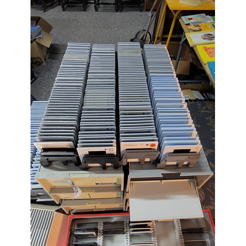 90A - A very large collection of approx 1200 photographic slides covering various subjects including boat ... 