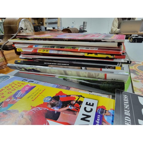 86 - Large quantity of Cycling magazines inc Procycling, Cycling, Cyclist etc 50 plus in total, also incl... 