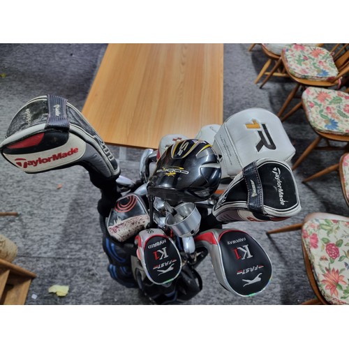 5 - A comprehensive right handed golf club set to include various drivers and woods with a set of irons ... 