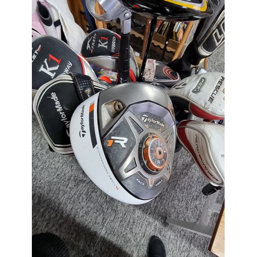 5 - A comprehensive right handed golf club set to include various drivers and woods with a set of irons ... 