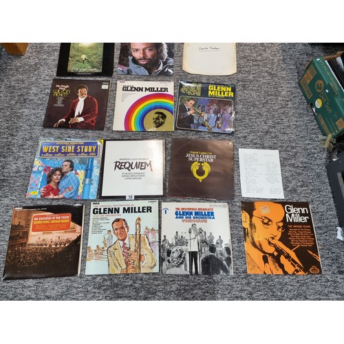 10 - A collection of 28x LP vinyl records with a list provided (see photos).