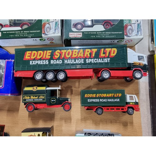 11 - A collection of 16x diecast model vehicles to include 7x Eddie Stobart lorries and vans 4 which are ... 