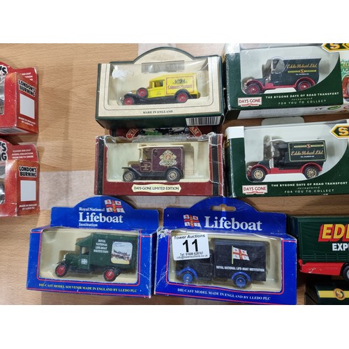 11 - A collection of 16x diecast model vehicles to include 7x Eddie Stobart lorries and vans 4 which are ... 