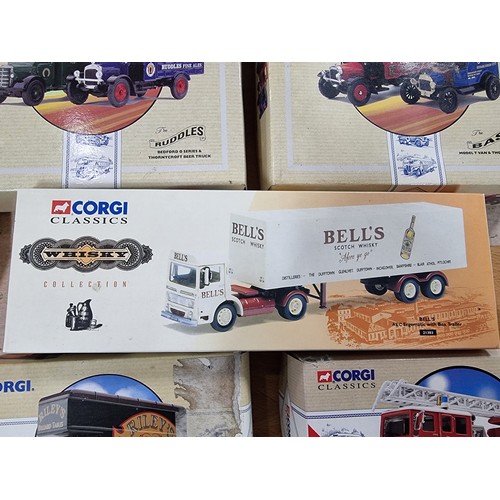 15 - A collection of 5x good quality Corgi diecast model vehicles to include a Whisky collection Bell's S... 