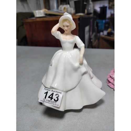 143 - 2x Royal Doulton figures inc 