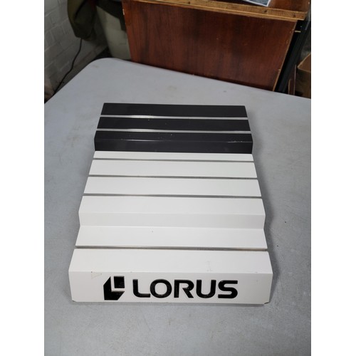 150 - 2x good quality Lorus watch display stands, both are 3 tier, one is marked Just sparkle by Lorus and... 