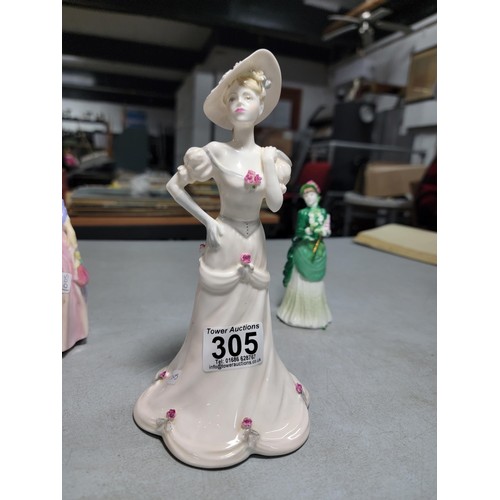 305 - 3 figurines to include Coalport 