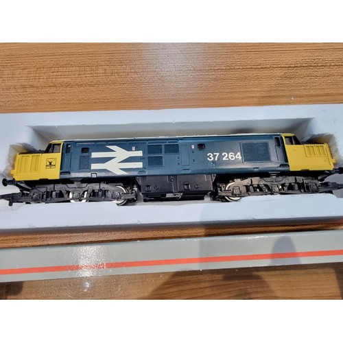 30 - A boxed Hornby OO gauge diesel locomotive 37264 (Highland Rail) fitted in a not original lima box, i... 