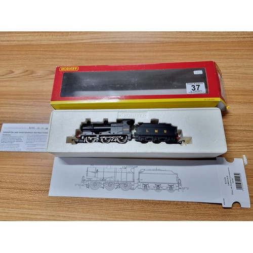 37 - A boxed Hornby R2193 LMS 0-6-0 class 4F Fowler locomotive and tender. In excellent hardly used condi... 