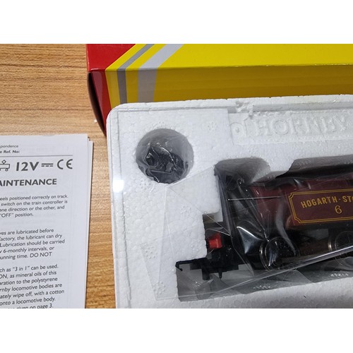 41 - A brand new and boxed Hornby R3361 Hogarth stone class D locomotive with crew pack.