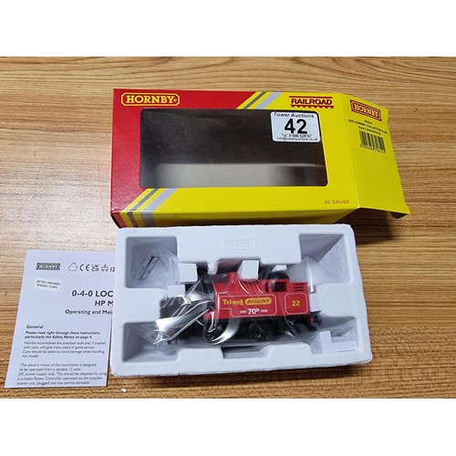 42 - A brand new in box Hornby R30202 limited edition Tri-ang railways 70th anniversary red locomotive 19... 