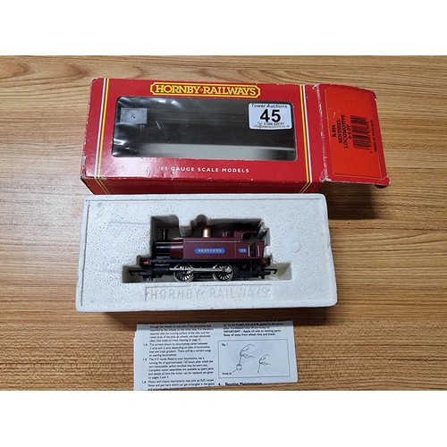 45 - A boxed Hornby R854 rare Holden tank Sentinel locomotive 23 with instructions in good condition, had... 