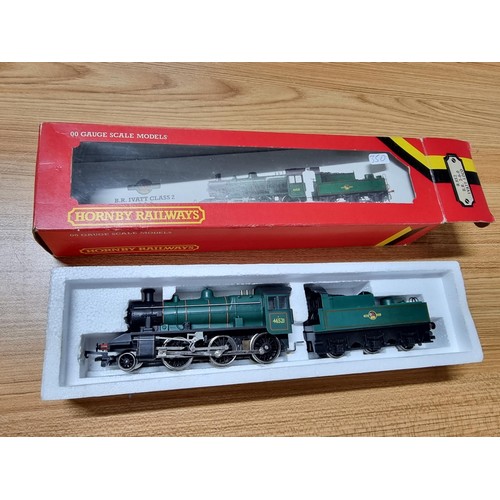 47 - A boxed as new Hornby R852 BR 2-6-0 Ivatt locomotive and tender, boxed in like new condition, had a ... 