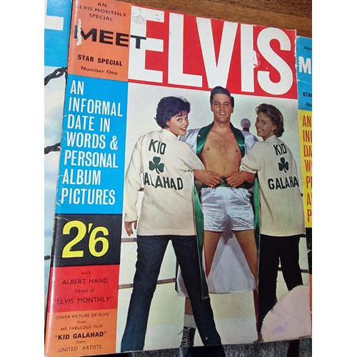 340 - 4x rare vintage pop music related books to include Meet The Beetles, Adam, Elvis, Cliff to include i... 