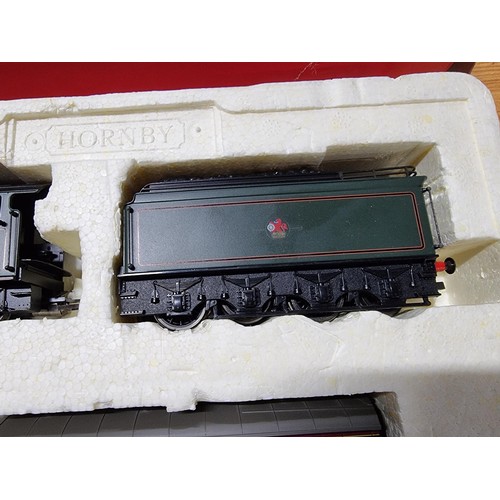 49 - A boxed as new Hornby R2195M limited edition The Master Cutler train pack Flying Fox Class A3 locomo... 