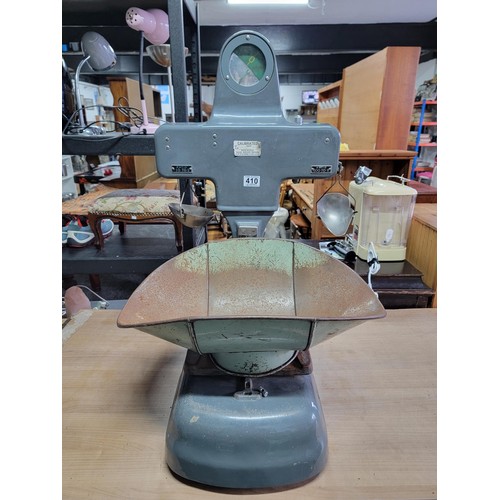 424 - Large set of vintage scales heavy duty by Keen, Calibrated in 1999, includes 2x counter balance alon... 