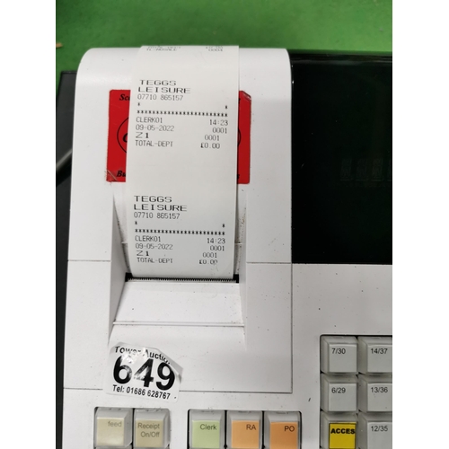 436 - Fully working electric cash register, multi programmable, come with operating key, no spare key for ... 