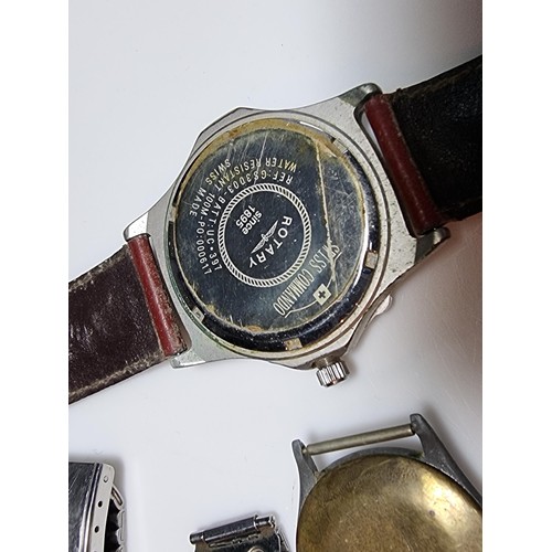 233 - A collection of 7x vintage watches to include some good brand names including a Seiko 5 automatic, a... 