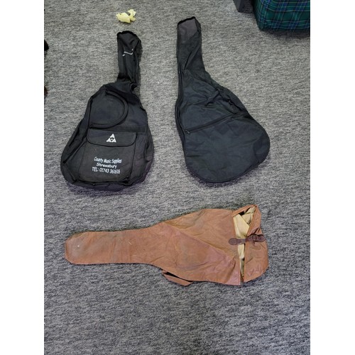 430 - Collection of bags inc Kinzo storage bags, Head holdall, guitar bags etc