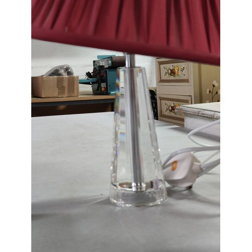 461 - Collection of collectables inc glass based table lamp with shade, a collection of 7 additional shade... 