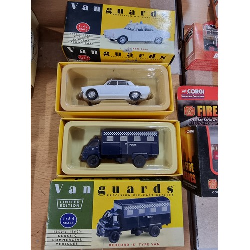 12 - A collection of 7x diecast model vehicles to include 5x fire engine related models, 2 by Corgi Fire ... 