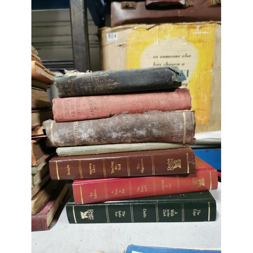 78 - Large quantity of vintage books in 5 boxes inc Religious books, School education books, Farmers Week... 