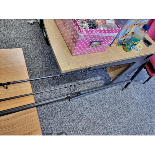 2 - A Vulcan X 12 ft 43/4LB sea fishing rod with a Okuma classic XT fishing reel along with a Salt XT 20... 