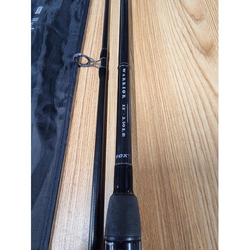 3 - A Fox Warrior 12ft 2.50LB carp fishing rod in excellent clean condition and complete with a rod slip... 