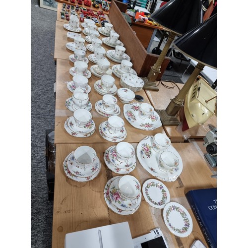 19 - 2x part tea sets to include a pretty tea set by Paragon China with a floral design along with a Pall... 