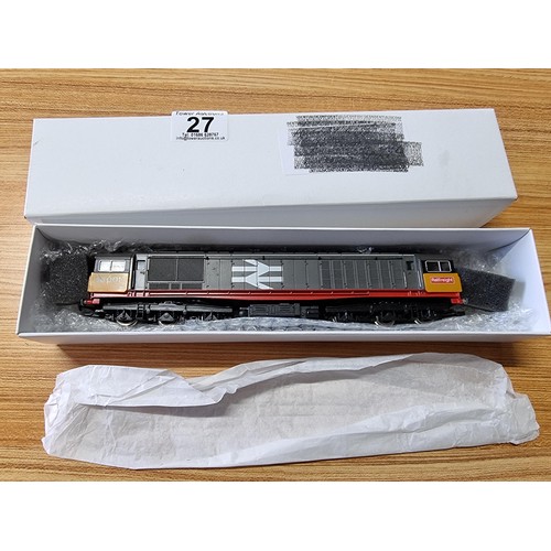 27 - A Hornby R250 class 58 rail freight diesel locomotive 58001 in excellent condition and had a test ru... 