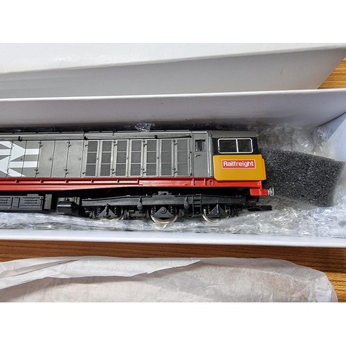 27 - A Hornby R250 class 58 rail freight diesel locomotive 58001 in excellent condition and had a test ru... 