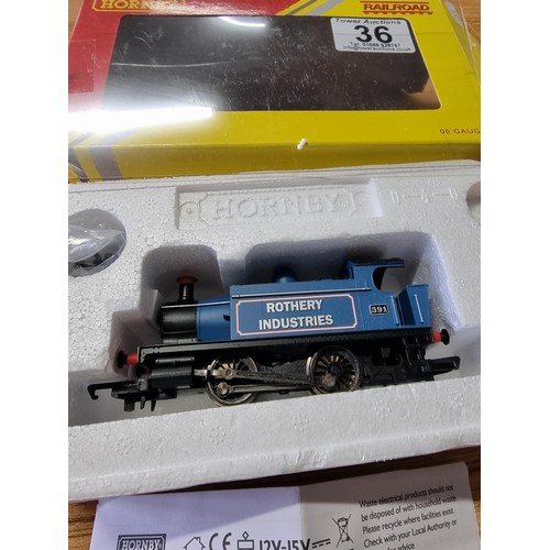 36 - An as new boxed Hornby R3359 Rothery industries Holden tank locomotive 391, boxed with instructions ... 