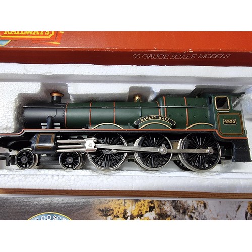 47 - A boxed Hornby R313 GWR Hagley Hall locomotive and tender in very clean condition, had a test run.